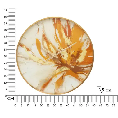 ZEGAR GLASS TOPLY Ø 60X5 cm